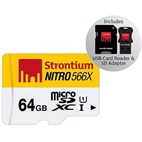 Tarjeta Micro SD 64gb con Adaptador a y Usb Tarjetas Memoria