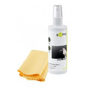Kit de Limpieza Pantallas: Spray 100 ml + Paño Microfibra