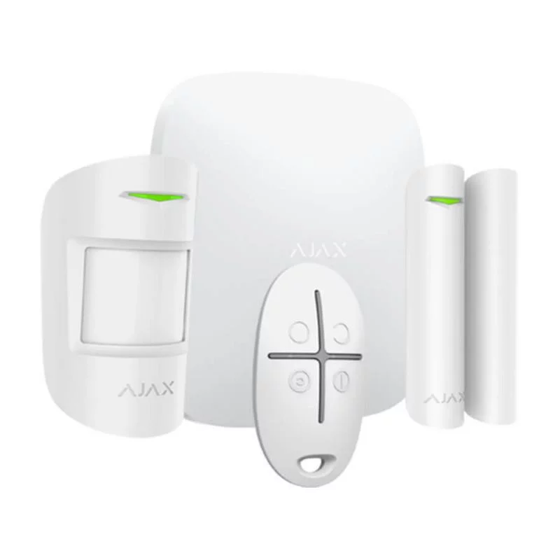 AJAX KIT STARTER B - Panel de alarma conexion Ethernet, WiFi, LTE