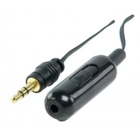 Cable de Extensión Mini Jack 3.5mm con Control Volumen 1.2 Metros