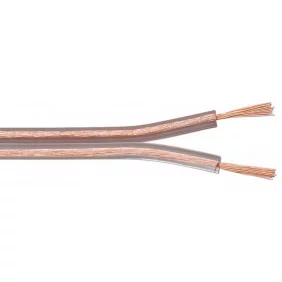 Cable de Altavoz CCA  goobay de 50 m seccion 2 x 0,75 mm²