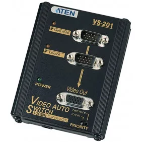 2-port Conmutador VGA Negro