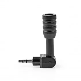 Micrófono con Cable | Mini Enchufable 3,5 mm Negro