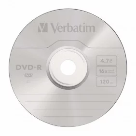 Dvd-r 4.7 GB 16x Matt Silver 5 uds en Estuche Individual Blueray,cd y dvd
