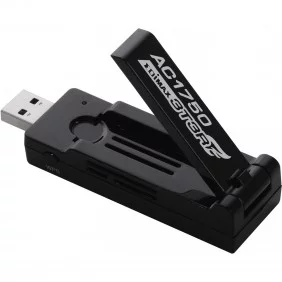 Adaptador USB Inalámbrico Ac1200 Wi-fi Negro Tarjetas Wifi