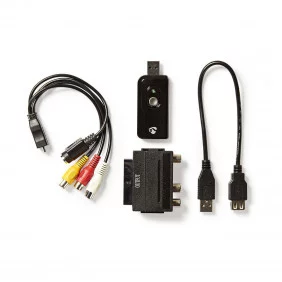 Capturadora de Vídeo | Cable A/V o Scart Software Incluido USB 2.0 Audio y Video
