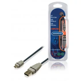 Cable USB B-micro 2.0 m