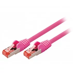 Sf/ftp Cat6 Cable de red Macho a 7.50 m Púrpura Categoria 6