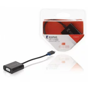 Cable Adaptador de USB 3.1 C Macho a VGA Hembra 0,15 m,