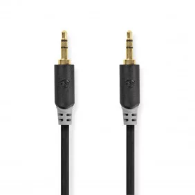 Cable de Audio Estéreo | Macho 3,5 mm - 1,0 m Antracita Cables