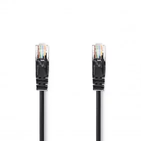 Cable de Red Cat5e UTP | Rj45 Macho - 0,5 m Negro Cables