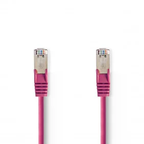 Cable de Red Cat5e Sf/utp | Rj45 Macho - 20 m Rosa Cables