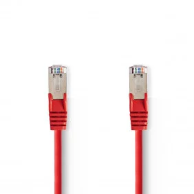 Cable de Red Cat5e Sf/utp | Rj45 Macho - 15 m Rojo Cables