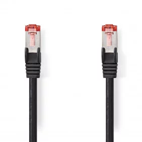 Cable de Red Cat6 S/ftp | Rj45 Macho - 10 m Negro