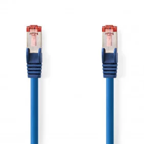 Cable de Red Cat6 S/ftp | Rj45 Macho - 0,25 m Azul