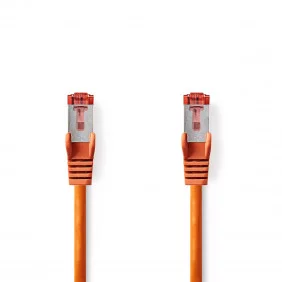 Cable de Red Cat6 S/ftp | Rj45 Macho - 3,0 m Naranja