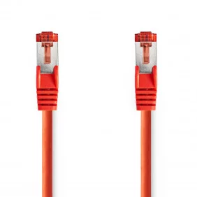 Cable de Red Cat6 S/ftp | Rj45 Macho - 0,25 m Rojo