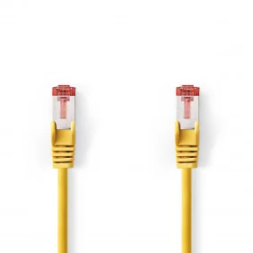 Cable de Red Cat6 S/ftp | Rj45 Macho - 0,30 m Amarillo
