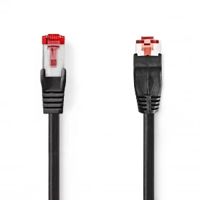 Cable de Red Cat6 Sf/utp | Rj45 Macho - 2,0 m Negro