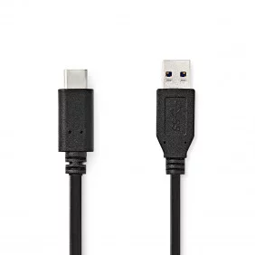 Cable USB 3.1 (Segunda Generación) | Tipo C Macho - A 1,0 m Negro