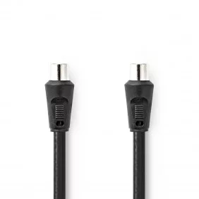 Cable Coaxial de 90 dB | IEC (Coaxial) Macho - 1,5 m Negro