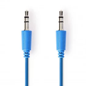 Cable de Audio Estéreo | Macho 3,5 mm - 1,0 m Azul Cables