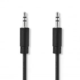 Cable de Audio Estéreo | Macho 3,5 mm - 1,5 m Negro Cables
