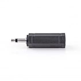 Adaptador de Audio Mono | 3,5 mm Macho - 6,35 Hembra 10 Unidades Negro
