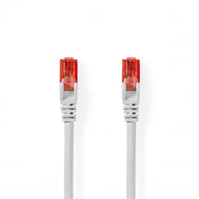 Cable Cat6 | Rj45 (8p8c) Macho UTP 15.0 m Redondo PVC Blanco Bolsa Polybag Cables