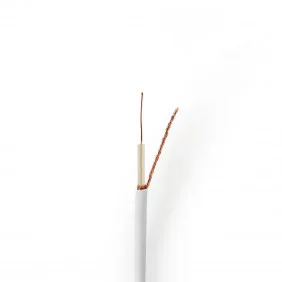 Cable Coaxial | Minicoaxial 100 m Carrete Blanco