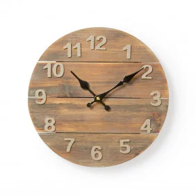 Reloj de Pared Circular | 30 cm Diámetro Madera