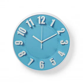 Reloj de Pared Circular | 30 cm Diámetro Azul