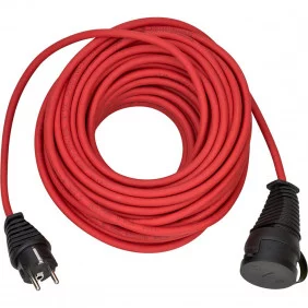 Cable de Extensión Alimentación 20 m 3 x 1.5 mm² Ip44 Rojo Cables
