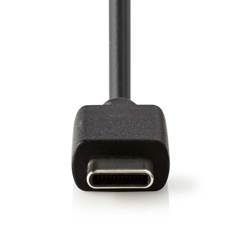Cargador de Pared con cable 45W 5A USB-C a USB-C Carga Rápida 18M Negro