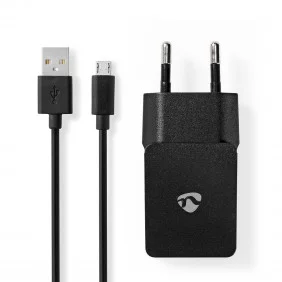 Cargador de Pared | 2,1 A Cable Suelto Micro USB Negro