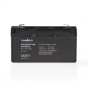 Batería Recargable de Plomo-ácido 6 V | 1200 mAh 97 x 24 52 mm