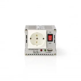 Inversor de Potencia Onda Sinusoidal Modificada | 24 V CC - 230 CA 300 W 1x Conector Schuko Salida USB Inverter