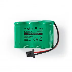 Pack Pilas Recargables Ni-mh | 3.60 V Nimh de Baterías Recargable 600 mAh Precargado Número Baterias: 1 uds. Bolsa Polybag N/A 