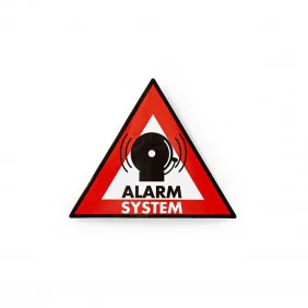 Pegatina de Aviso | Símbolo del Sistema Alarma Set 5 Unidades