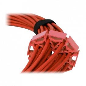 Organizador de Cables - Diámetros Permitidos 5~7.6 mm Hasta 30 al Mismo Tiempo Material Flexible