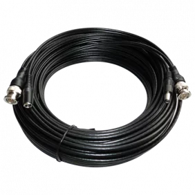 Cable Combinado Rg59 + DC - Conector BNC 10 Metros Vídeo Alimentación Bajas Pérdidas Cables
