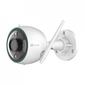 Cámara Wifi Ezviz 2 Megapixel - Color Night + LED Blancos Detección de Humanos Lente 2.8 mm / IR 30 m Micrófono Flash Disuasori