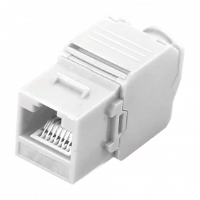 Conector Para Cables UTP - Salida Rj45 Compatible Categoría 5E Fácil Instalación sin Necesidad de Herramientas Bajas Pérdidas K