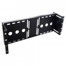 Soporte Vesa Para Instalar en Rack - Compatible con Entre 75~700 mm Válido Cualquier Monitor LCD Hasta 20" Aletas Laterales Enr