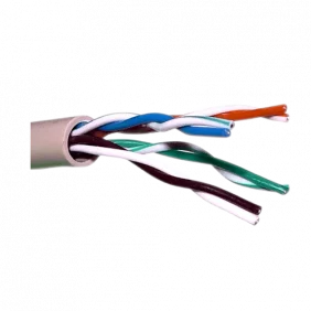 Cable UTP Safire - Categoría 5E Rollo de 306 Metros Cubierta Color Gris Diámetro 5.5 mm Compatible con Baluns