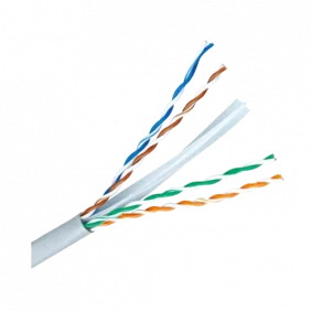 Cable UTP Safire - Categoría 6 Rollo de 305 Metros Cubierta Color Gris Diámetro 5.5 mm Compatible con Baluns