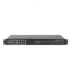 Switch Hi-PoE 16 puertos 10/100 + 2 Combo Gigabit/SFP Uplink 240W 802.3at Manejable Layer 2