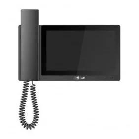 Monitor Interior 7" de Superficie DAHUA para Videoportero IP con auricular de color Negro
