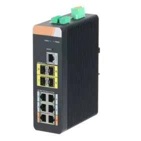 Switch Hipoe X-security - 6 Puertos PoE (Rj45) + 4 Puerto Uplink (SFP) Velocidad 10/100/1000 Mbps Consumo Máximo 120w 2 Instala