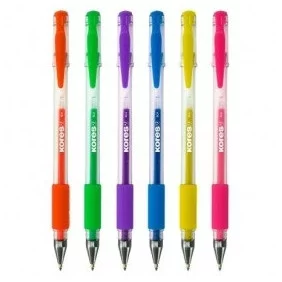 Bolígrafos de Tinta Gel Grafoplás Kores Bg4/ Colores Surtidos